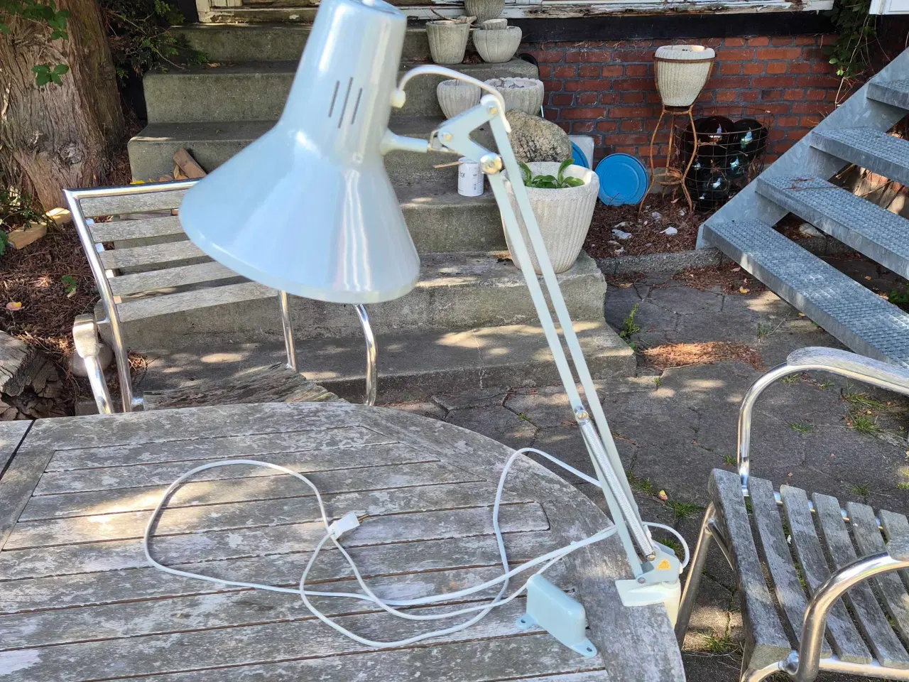 Billede 1 - Grå Luxo arkitektlampe til væg
