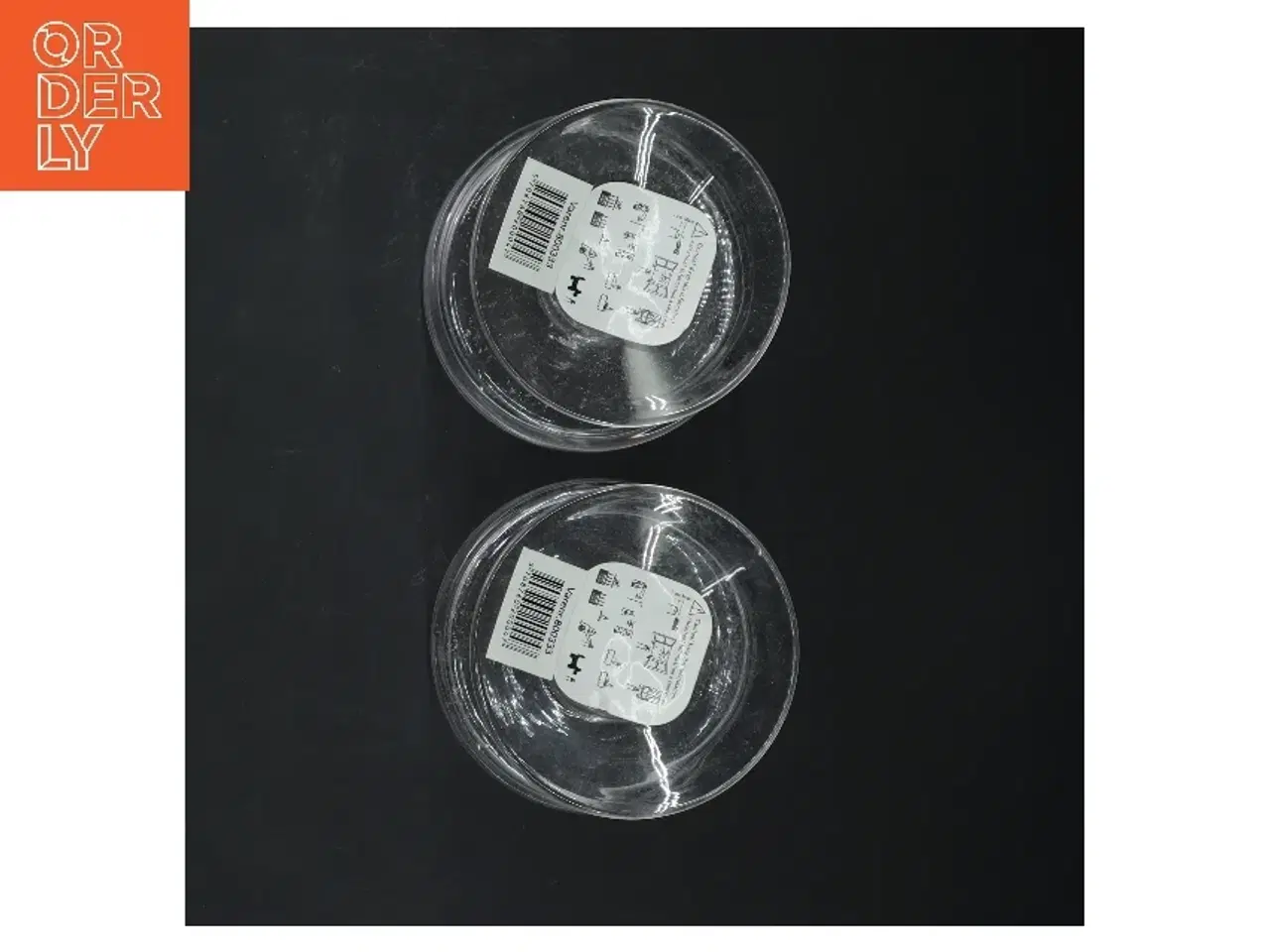 Billede 2 - Glas lysestager, sæt af 2 (str. 2 styk, ø 9,5 cm)