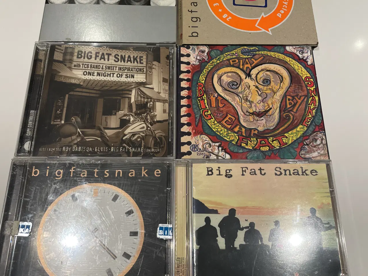 Billede 1 - 6 stk. CD’ med Bigfatsnake 