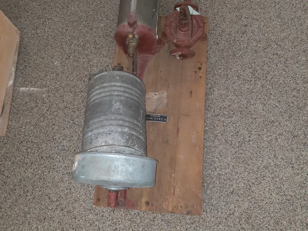 Billede 1 - Gammel benzinstander FRA 1960