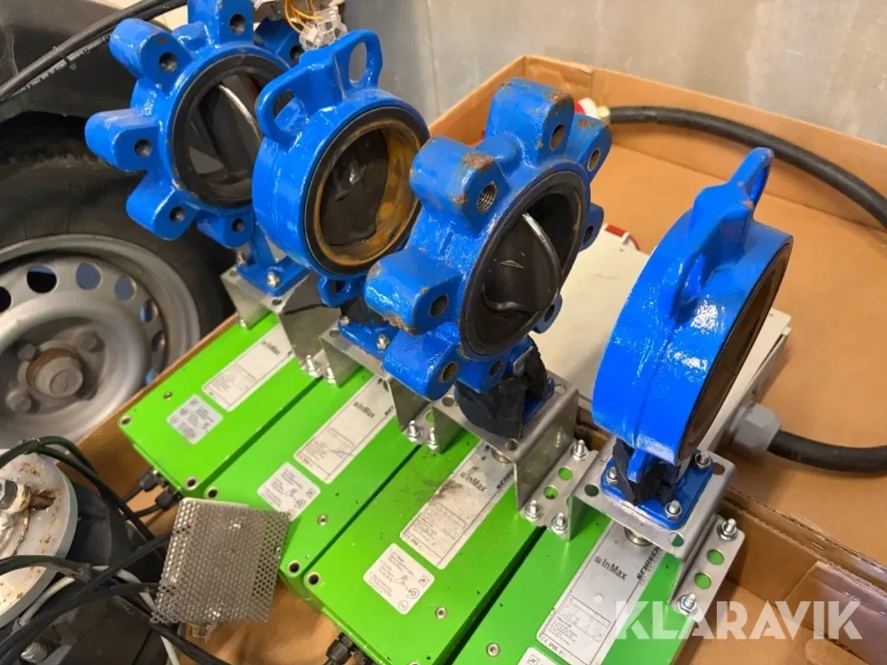 Billede 9 - Lot butterflyventiler med Schischek InMax aktuatorer, Brunata målere og styringskomponenter