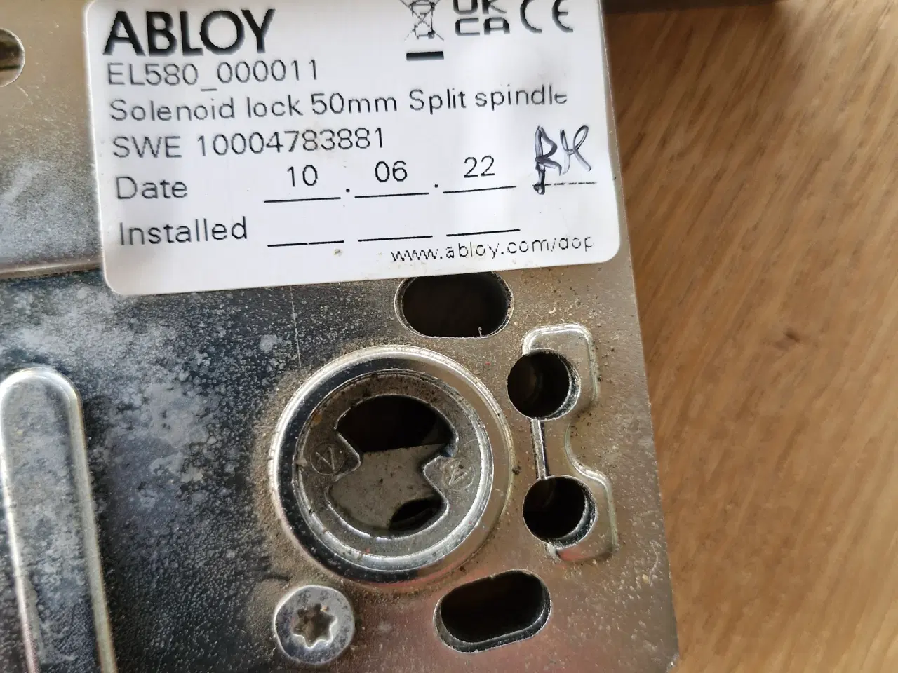 Billede 2 - Låsekasse Abloy 580