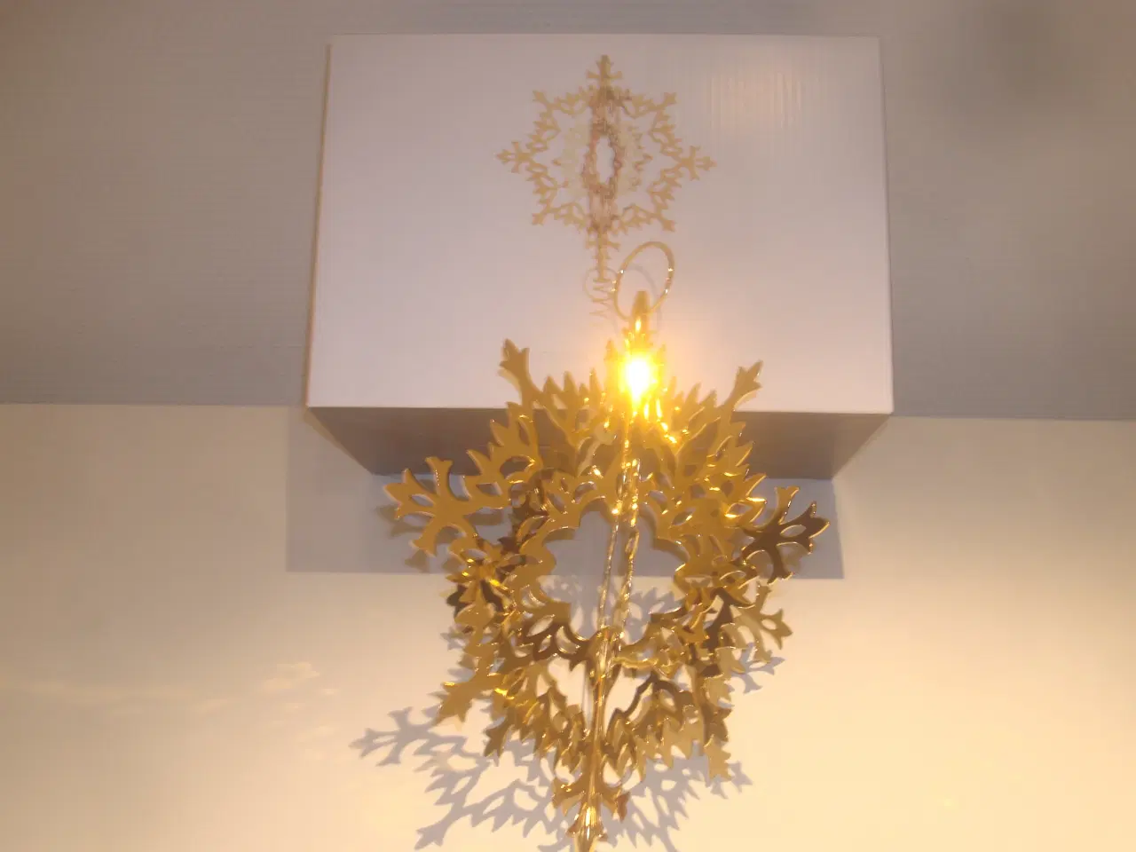 Billede 2 - TOPSTJERNE GEORG JENSEN forgyldt, original kasse,