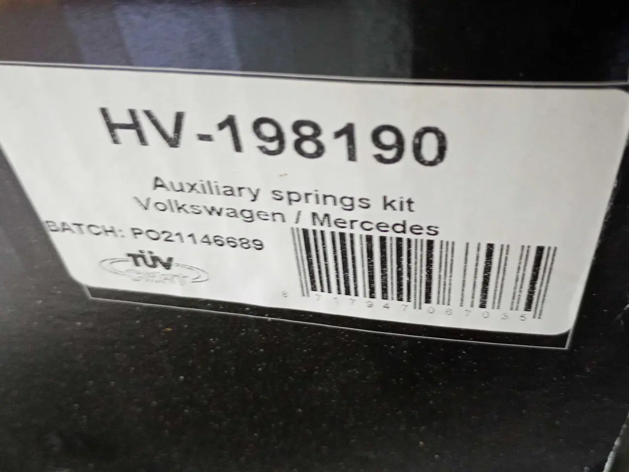 Billede 1 - Hjælpefjeder kraftig forstærket Crafter - Sprinter