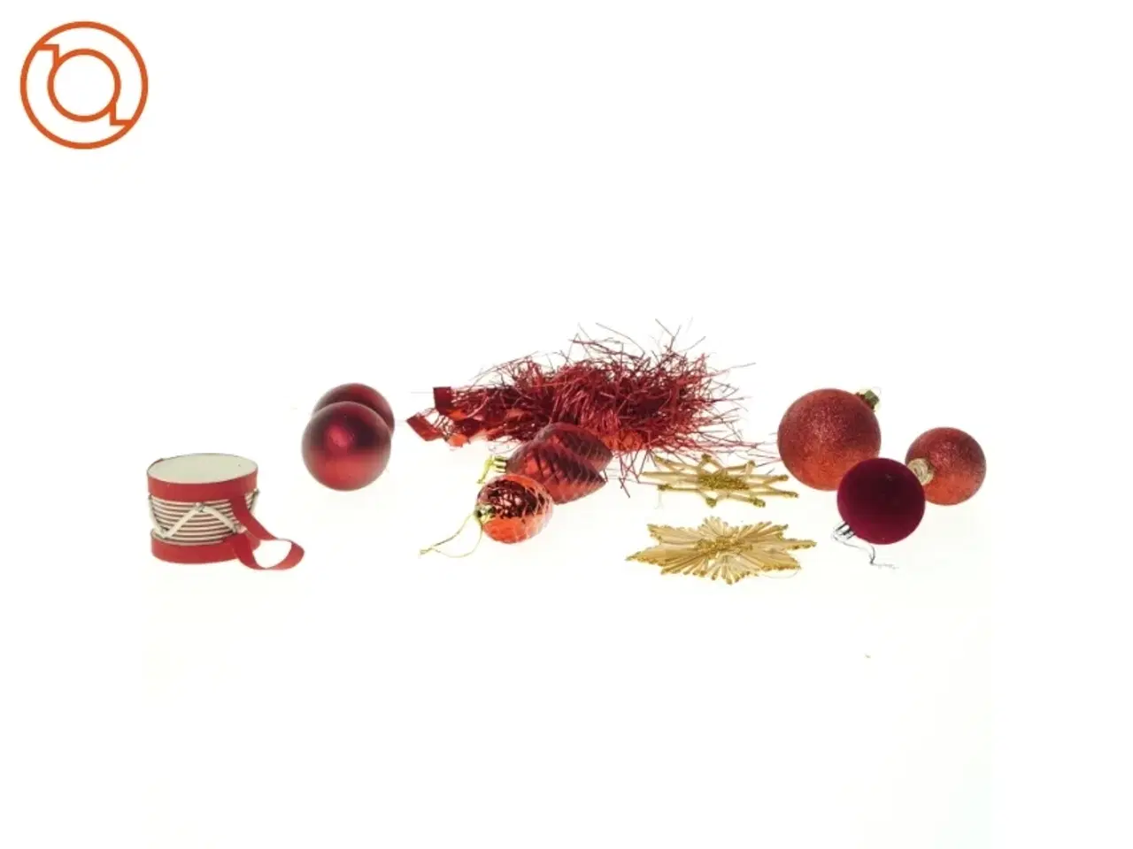 Billede 2 - Julepynt,12 julekugler mm (str. 20 cm)