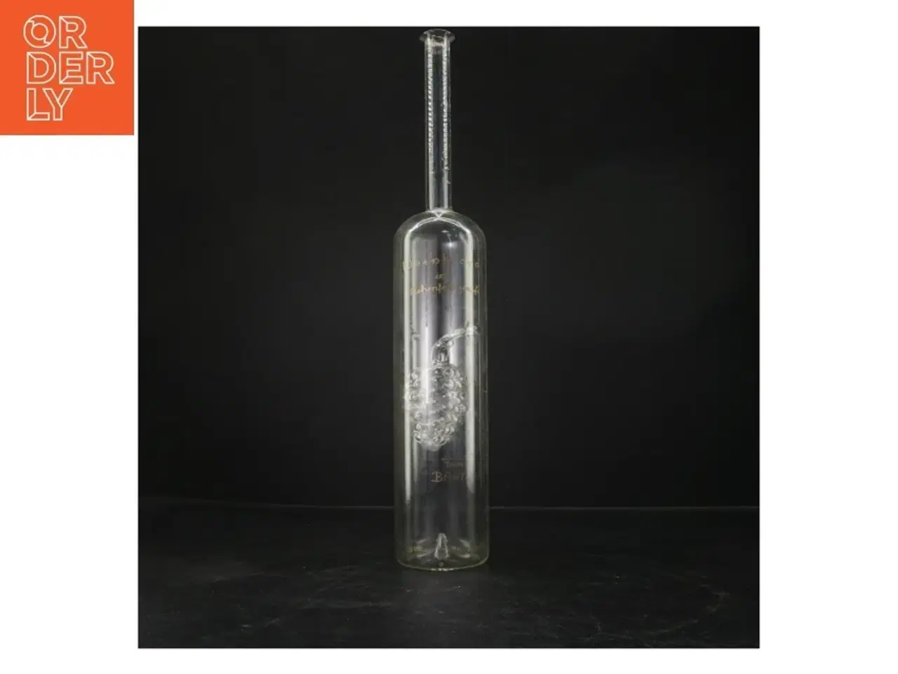 Billede 2 - Dekorativ glasflaske (str. 60x8 cm)
