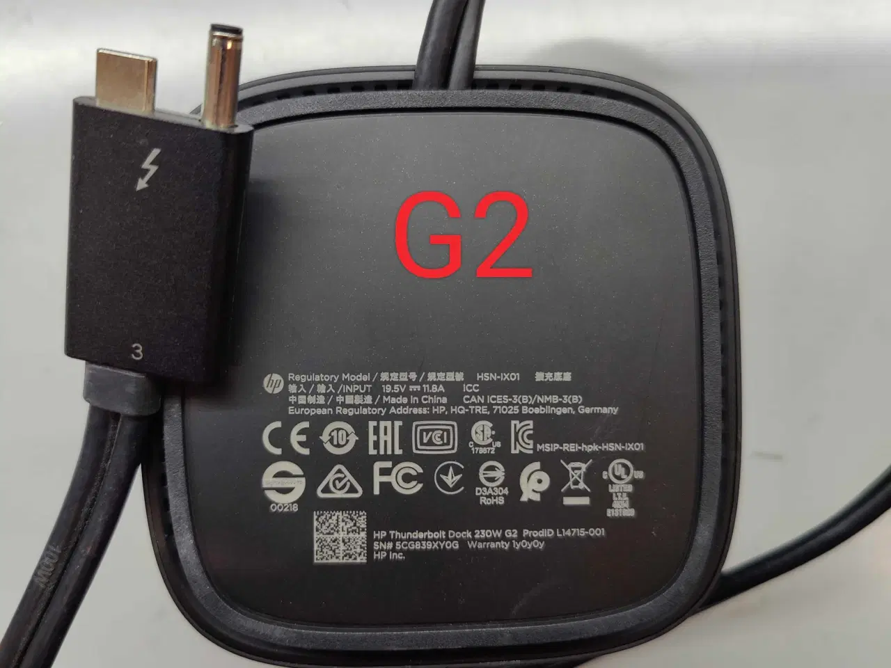 Billede 4 - HP USB-C Thunderbolt dock 280W