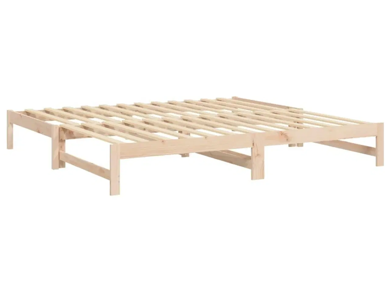 Billede 7 - Daybed med udtræk 2x(90x200) cm massivt fyrretræ