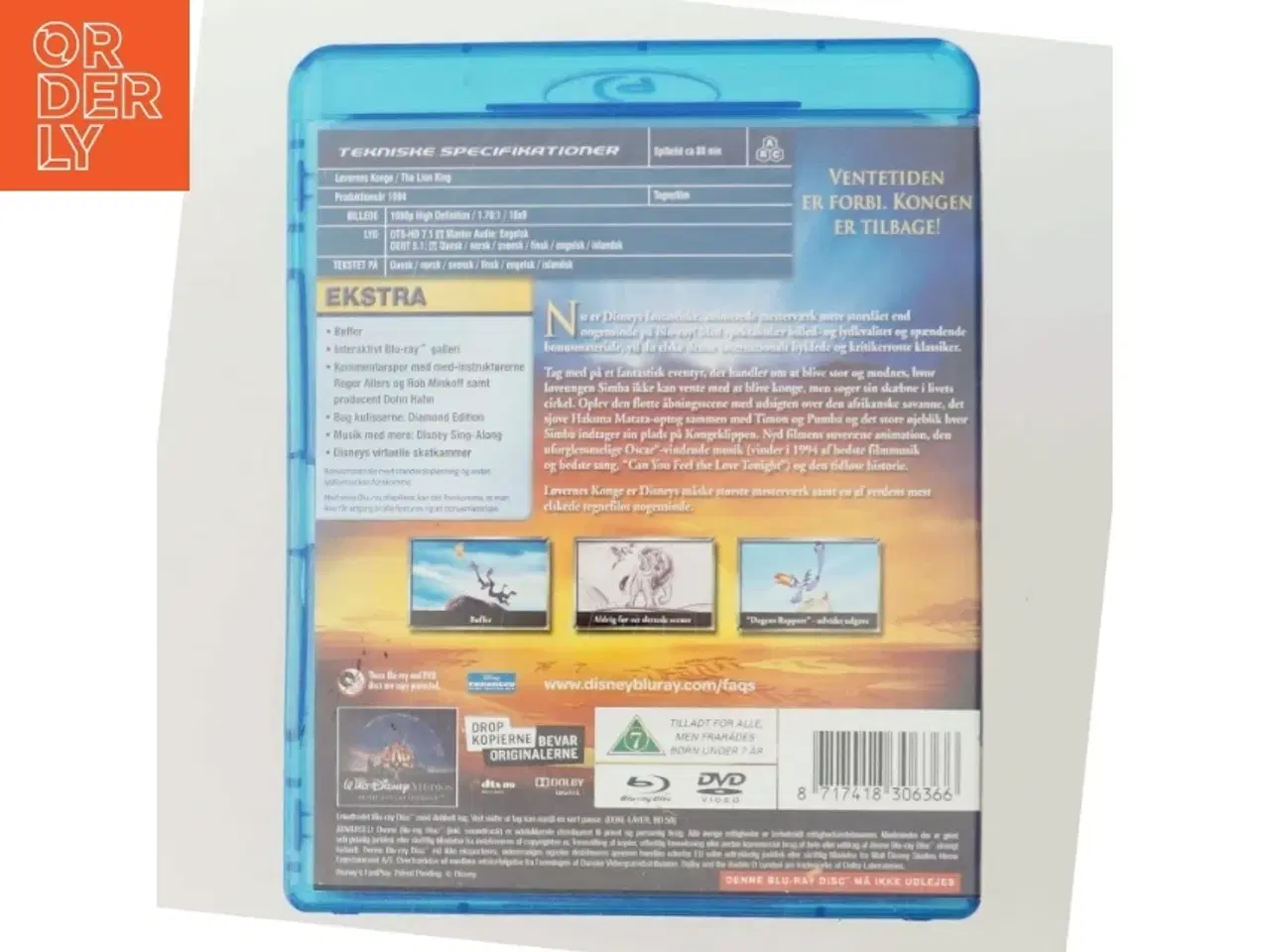Billede 3 - Løvernes Konge (DVD)