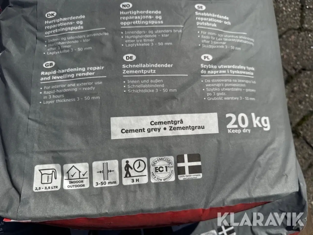 Billede 12 - Pudsemørtel Alfix DuraPuds 650 Rapid 6 sække