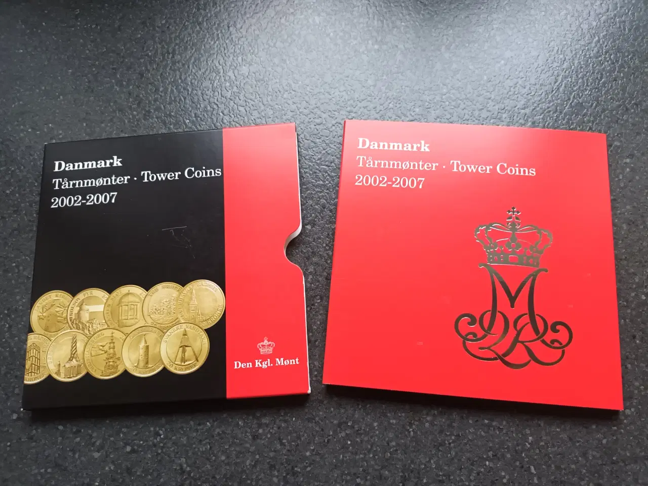 Billede 2 - Kgl Tårnmøntsæt med 10 stk forskellige 20 kr.