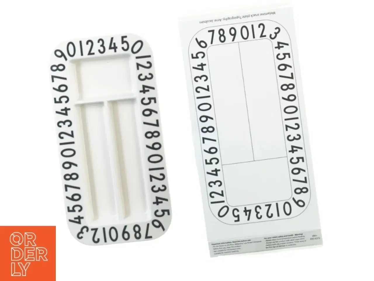 Billede 5 - Snack tallerkenen fra Design Letters (str. 23 x 12 cm)