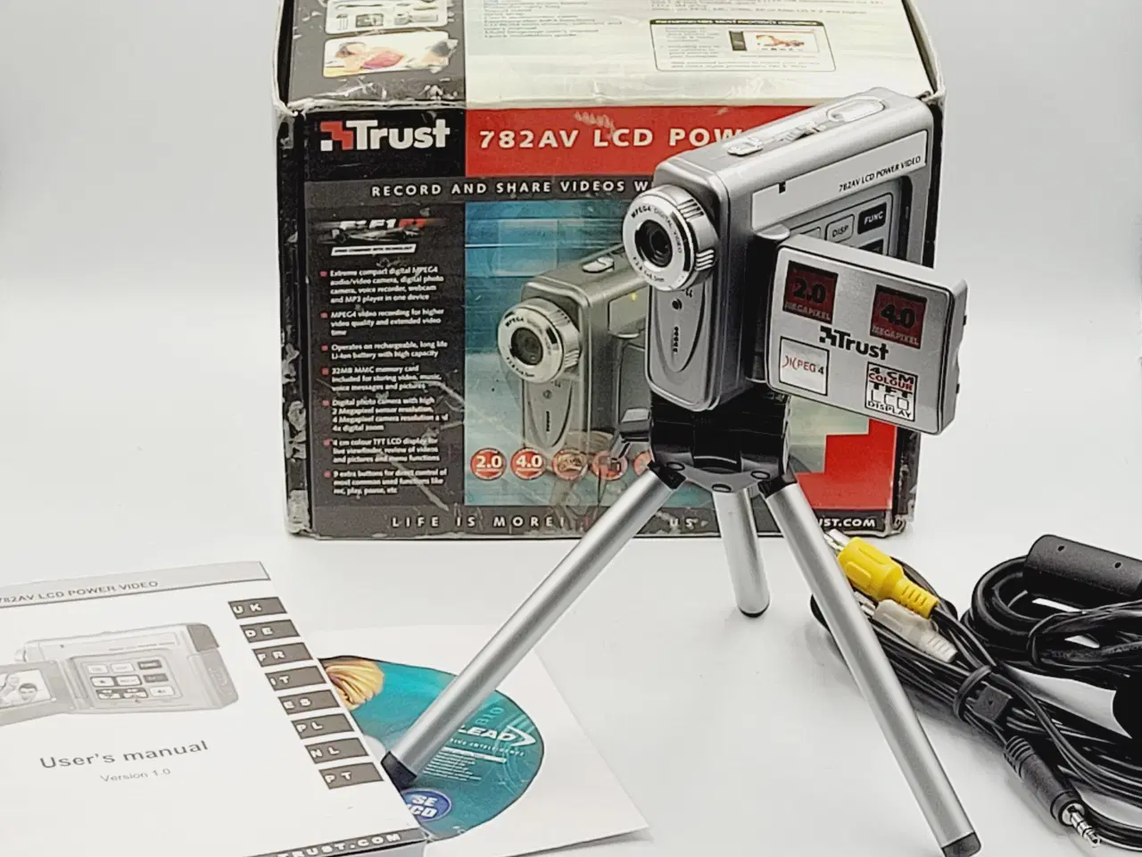 Billede 1 - ⭐️· Trust 782AV LCD Power Video Camcorder