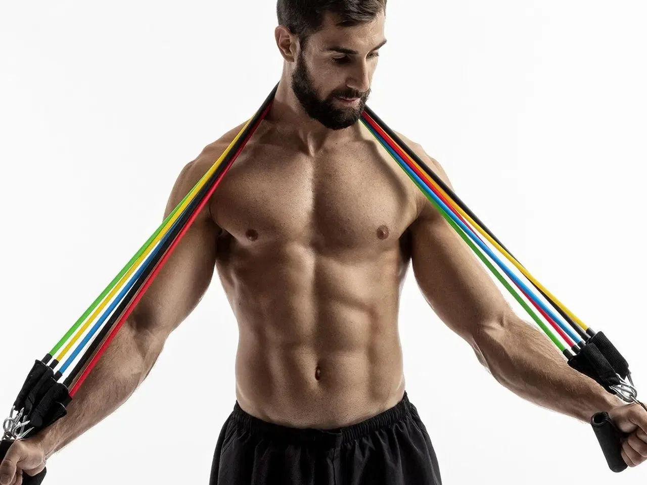 Billede 16 - Træningspakke - modstandsbånd (5 stk.) + vibrerende platform med tilbehør