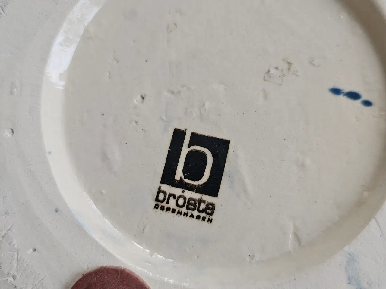 Billede 2 - Broste Copenhagen, stor blå keramik vase, ca. 30 c