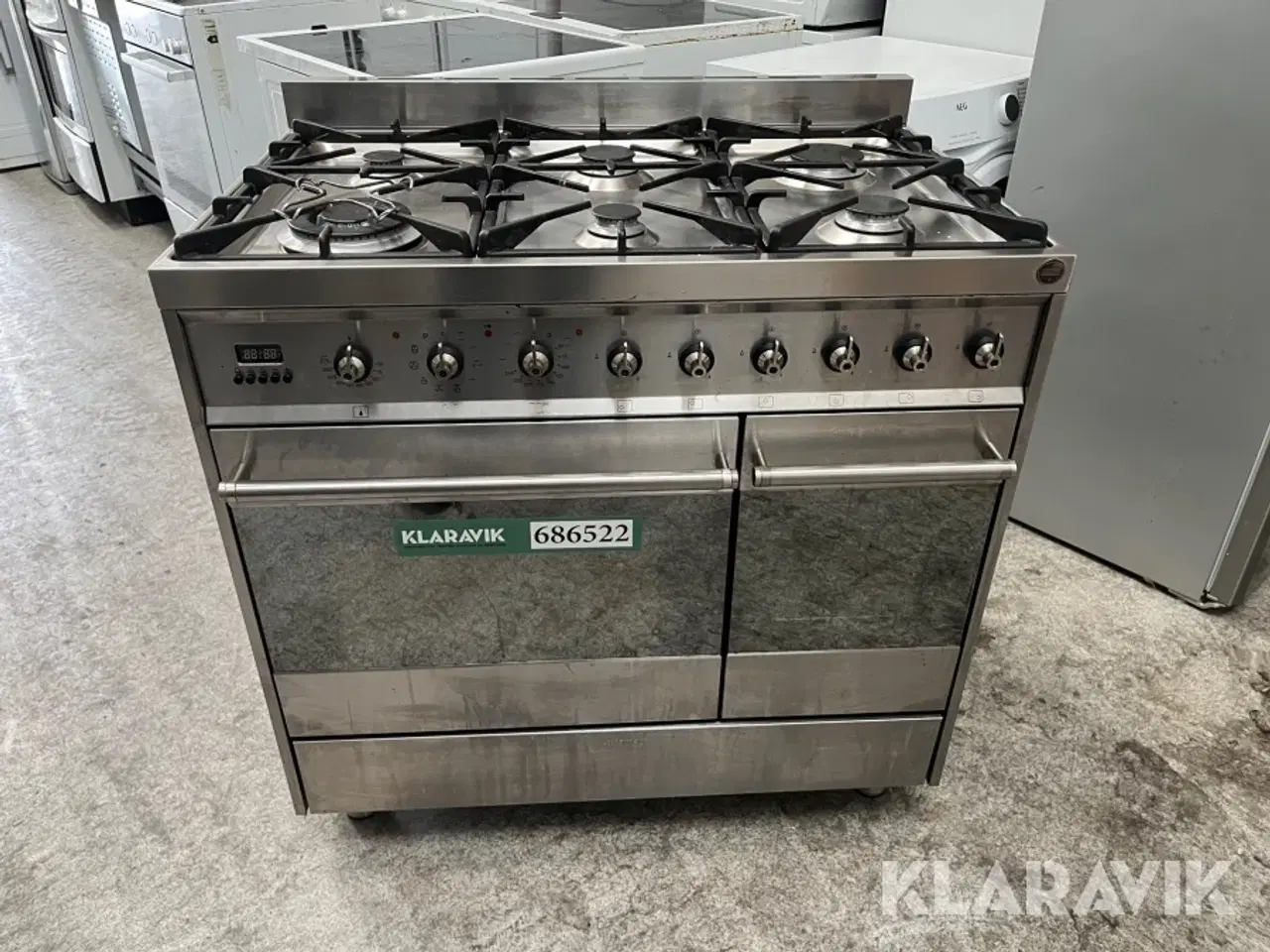 Billede 3 - Industri gaskomfur SMEG C92GPX