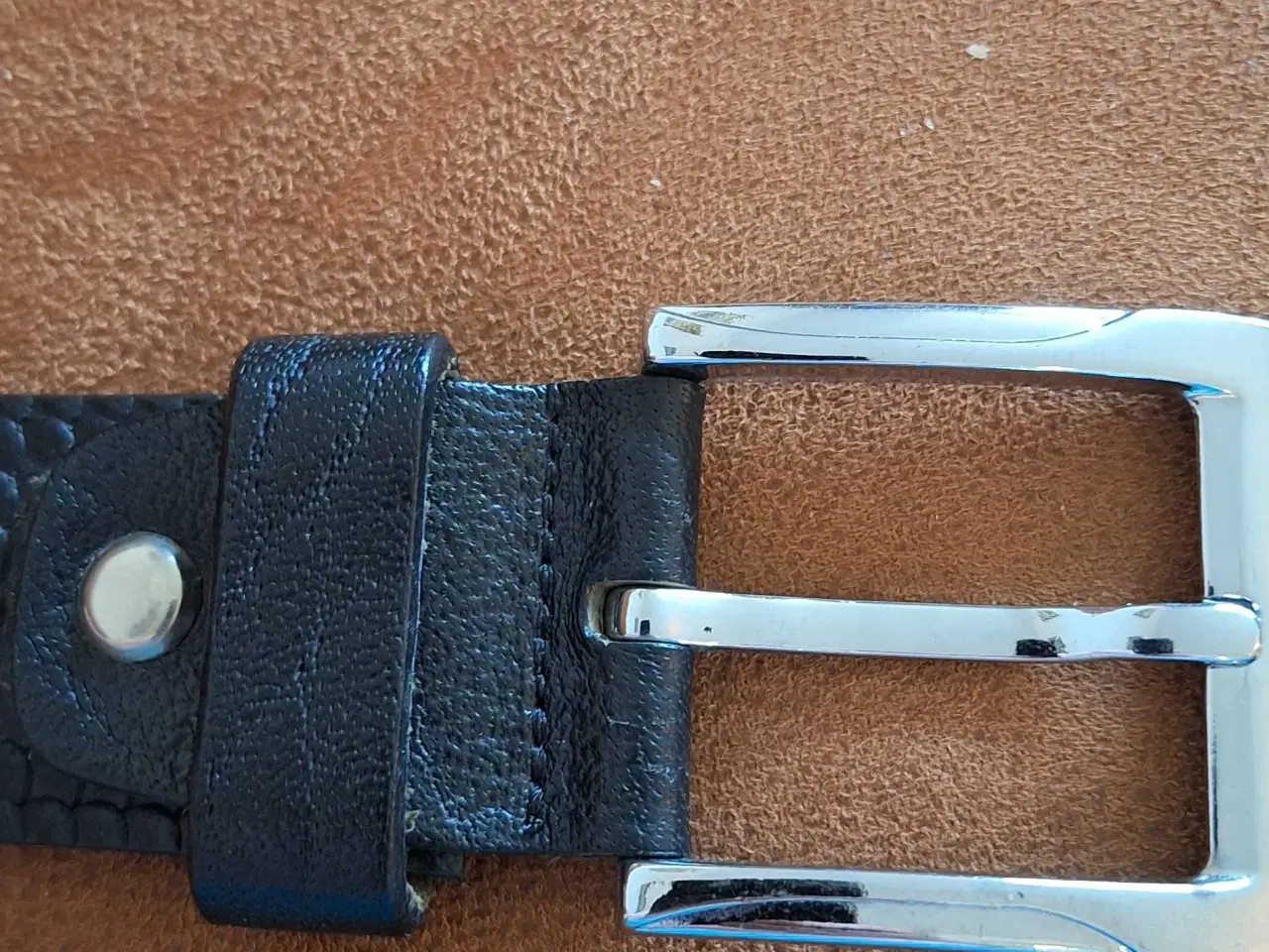 Billede 3 - Sort læderbælte 