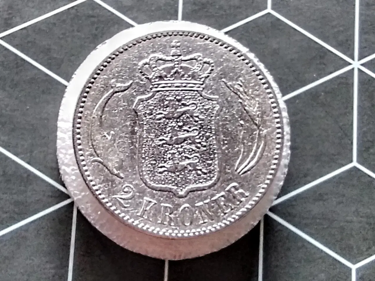 Billede 1 - 2 Kr.1875 sølv