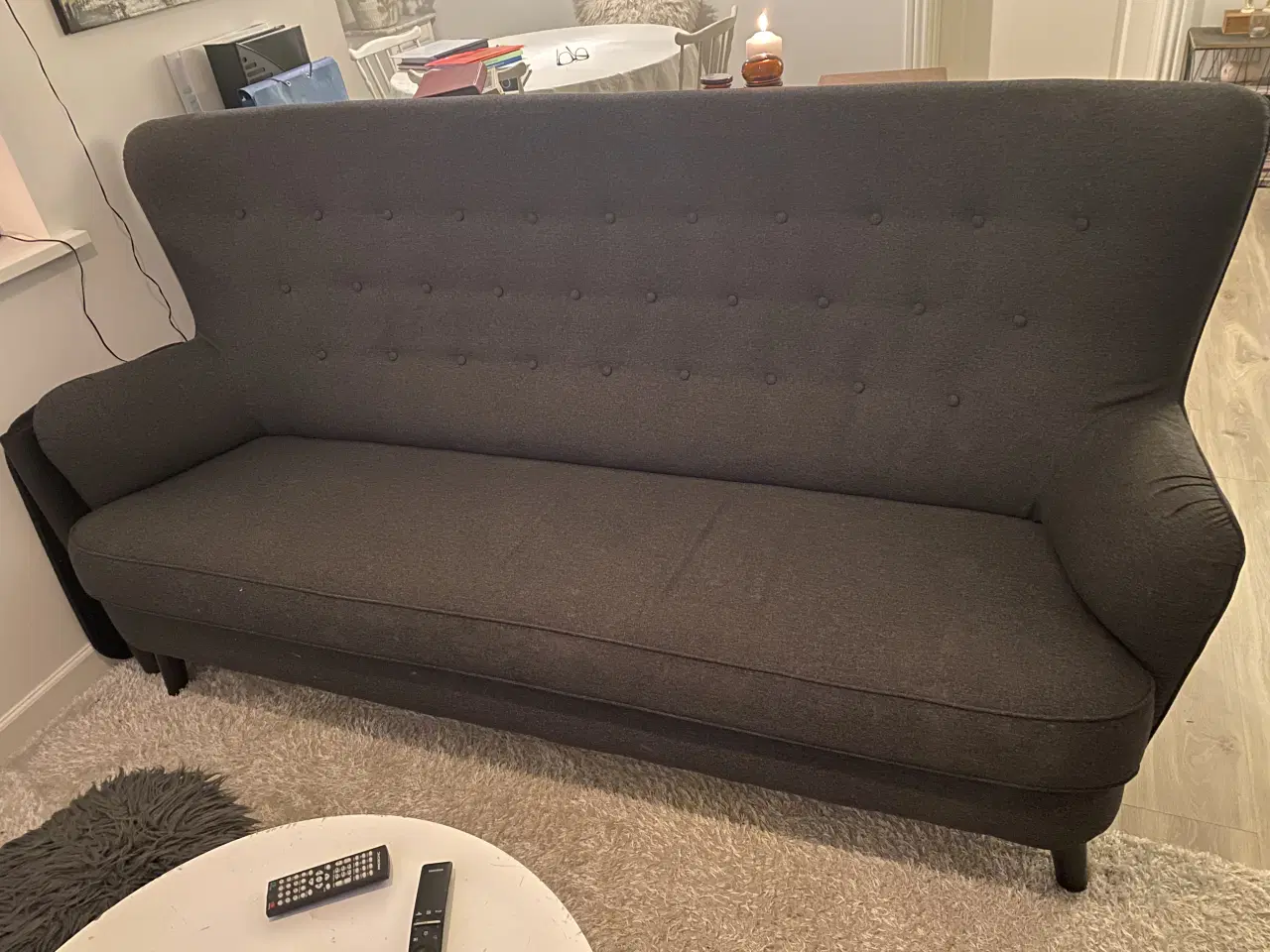 Billede 1 - Flot sofa mørkegrå