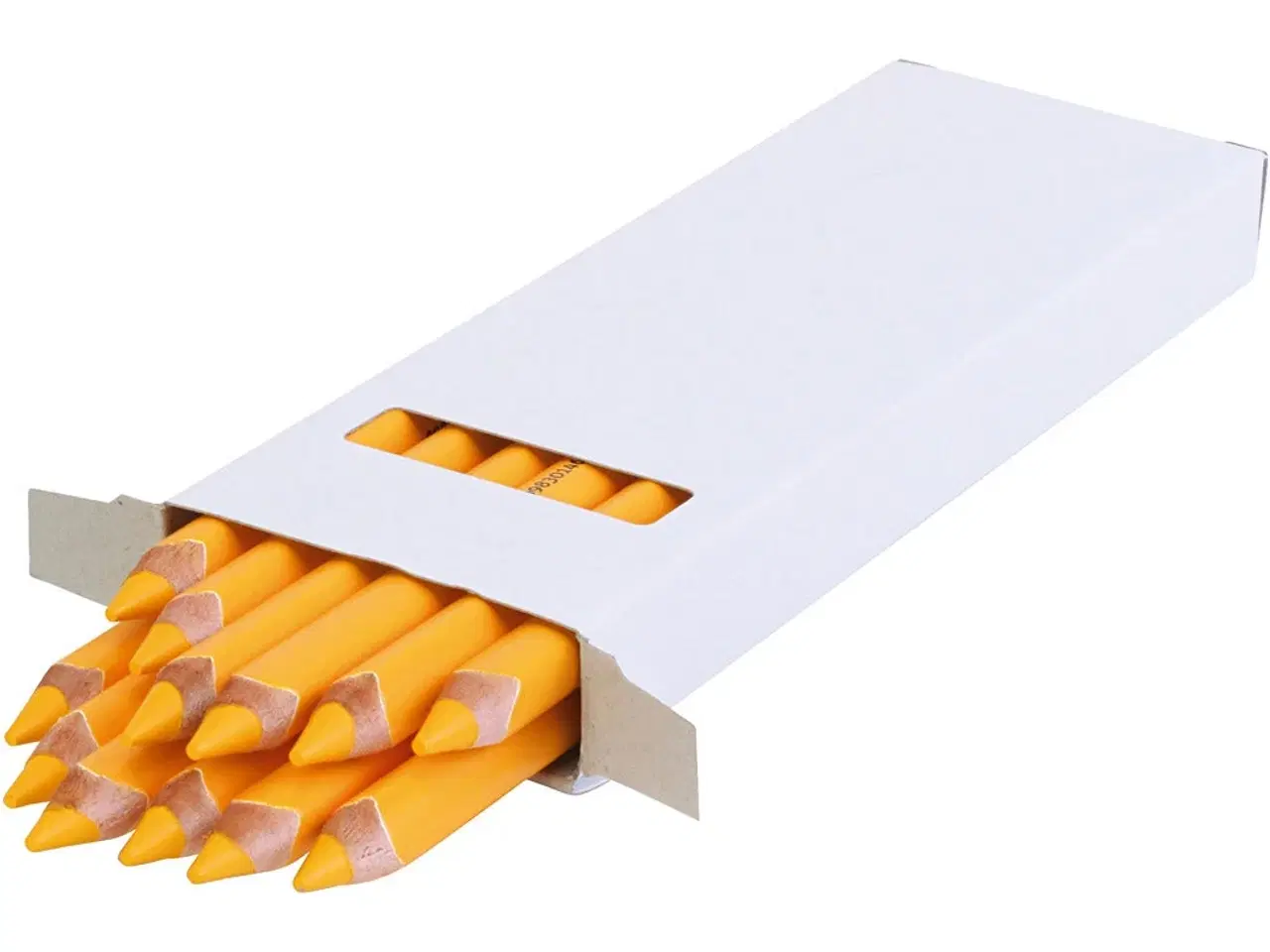 Billede 1 - edu Kraftige Farveblyanter, tykkelse 10 mm, mine 6,25 mm, mørk gul, 12stk./ 1 pk.