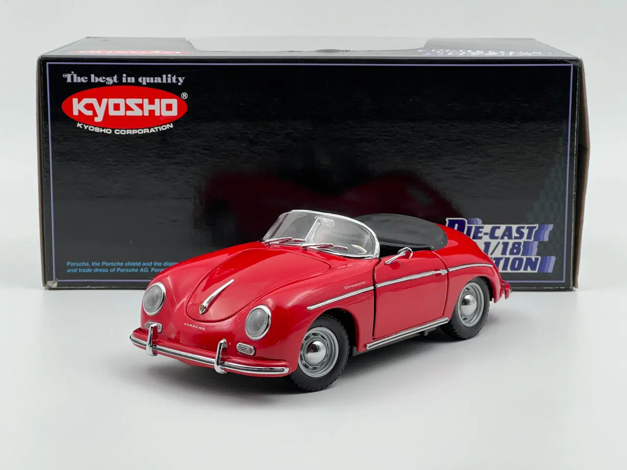 Billede 1 - 1955 Porsche 356A  / 1600 Speedster KYOSHO - 1:18