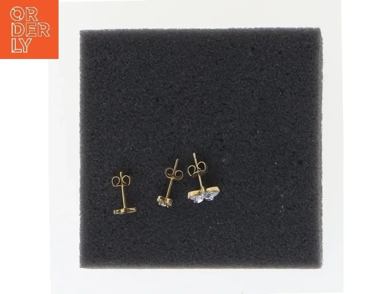 Billede 2 - Ørestikkersæt med stjernemotiver (str. 1 cm)