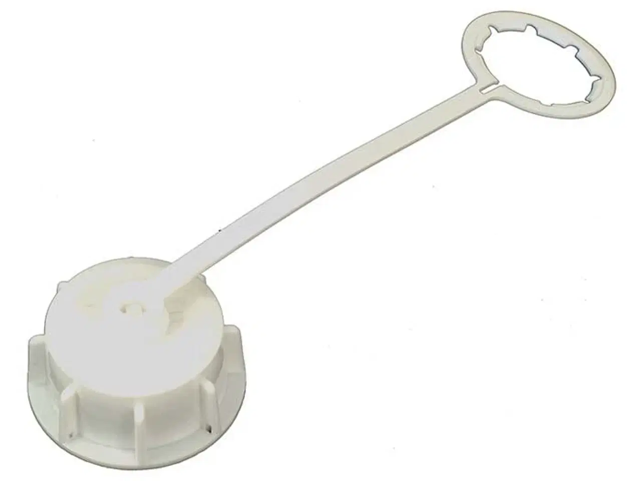 Billede 1 - Låg til benzindunk ny hvid