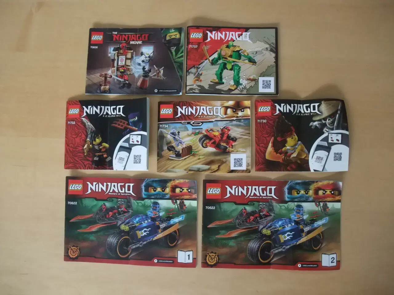 Billede 1 - Lego Ninjago Byggevejledninger