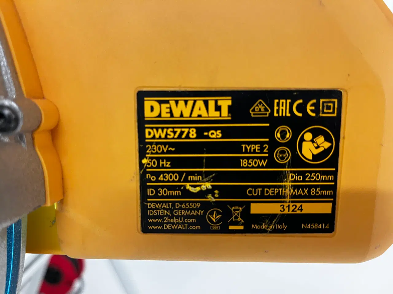 Billede 5 - Dewalt DWS778-QS Kap/geringssav
