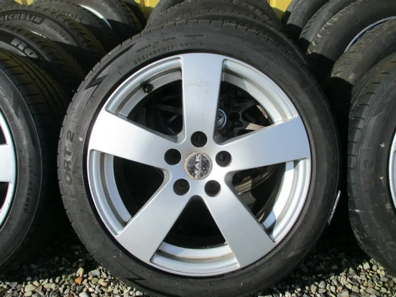 Billede 4 - 17" Mak 5X112 ET37 225/45/17" sommerdæk