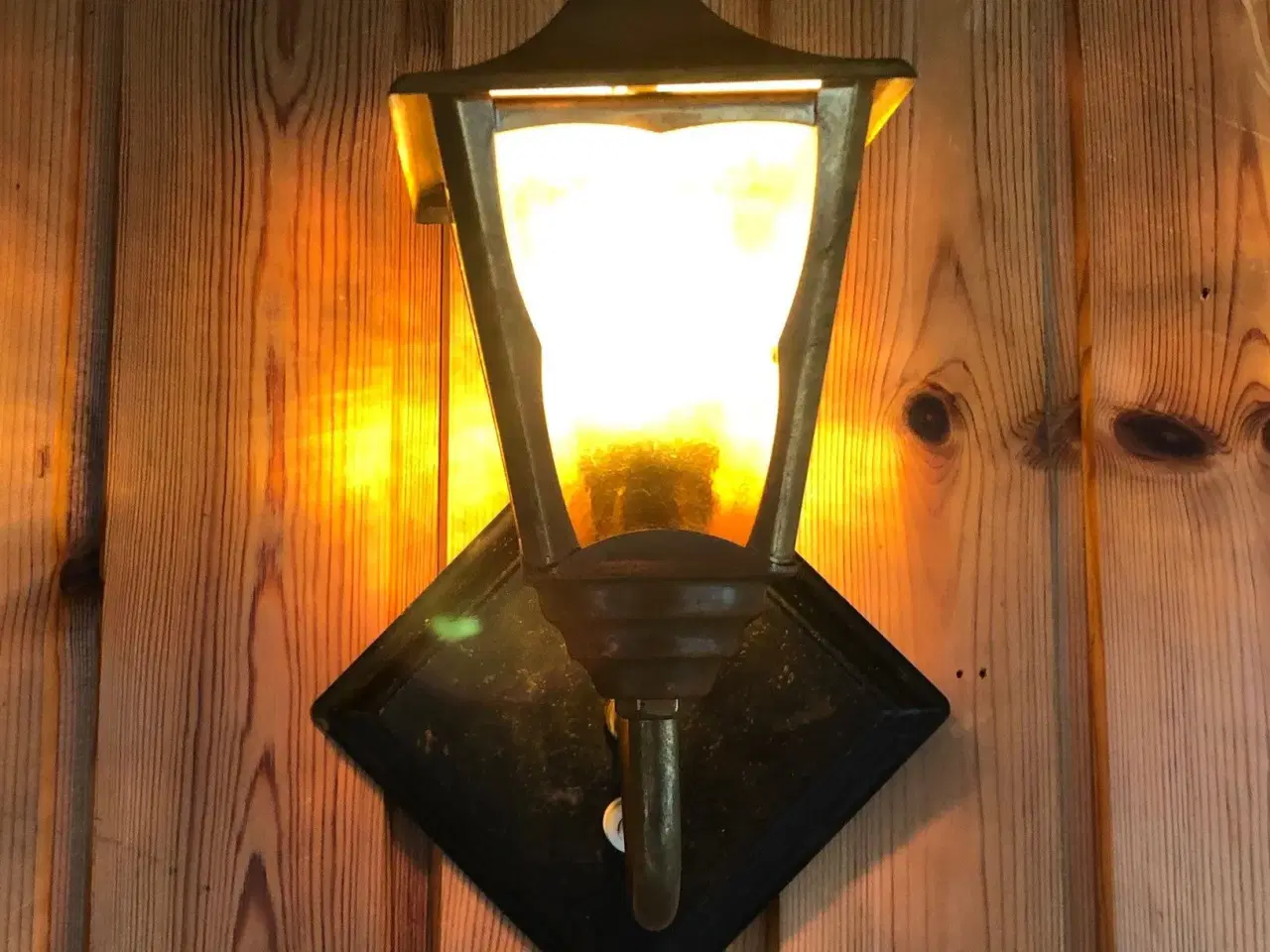 Billede 3 - Kobber væglampe