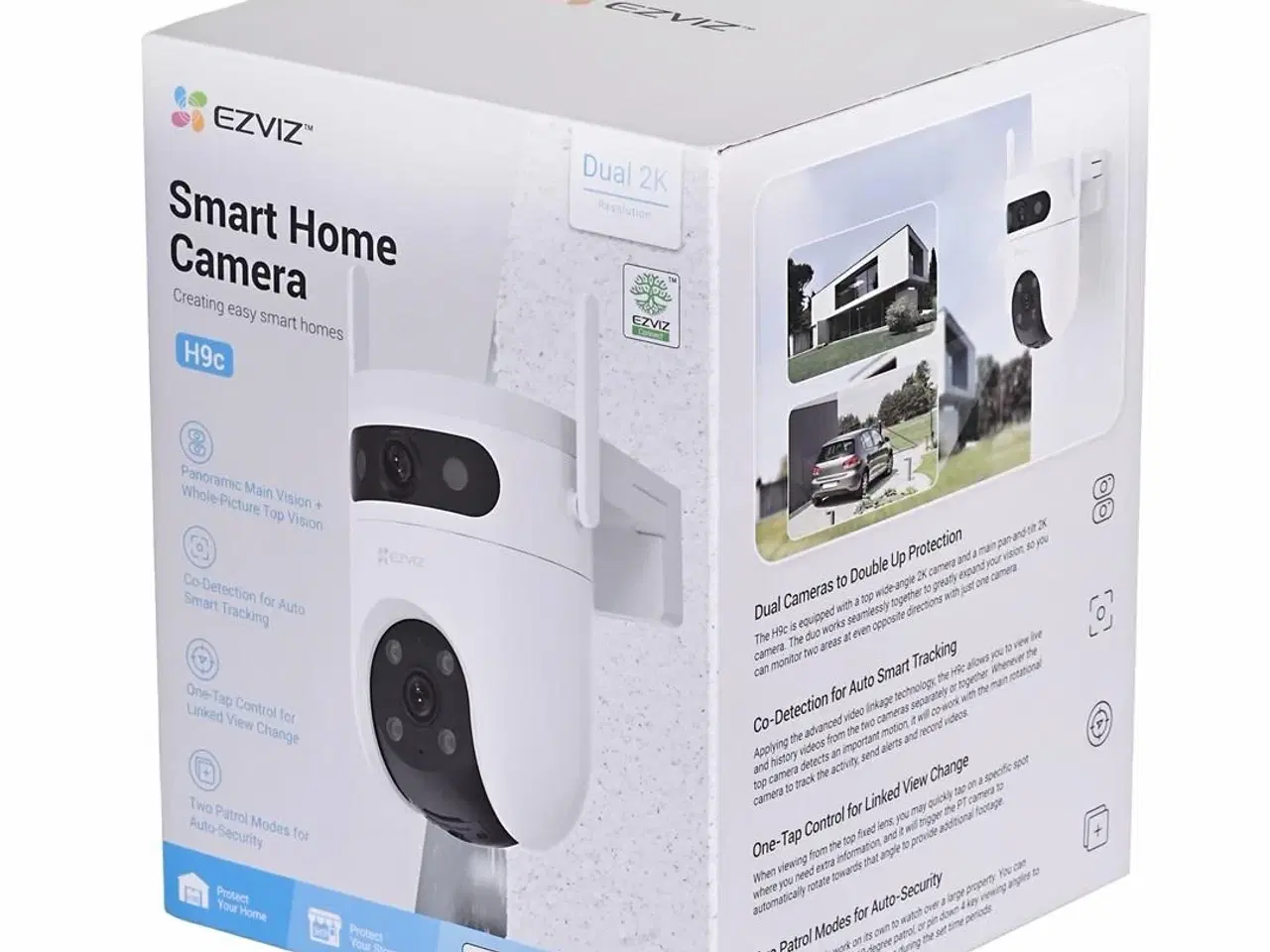 Billede 8 - Overvågningskamera udendørs EZVIZ H9c Dual 2K dome – loft/væg/mast