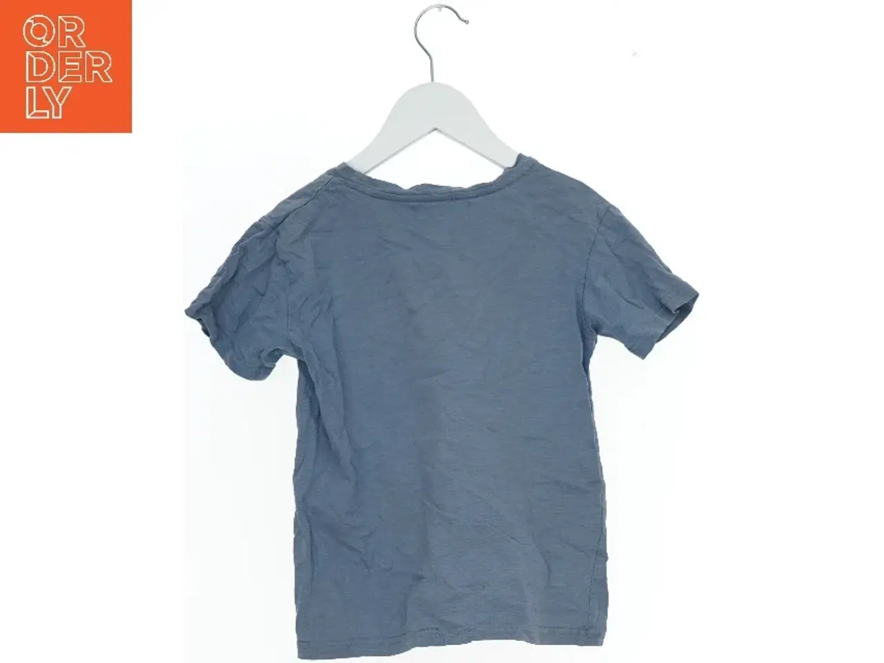 Billede 2 - Blå T-Shirt med tekst fra Milk Copenhagen (str. 116)