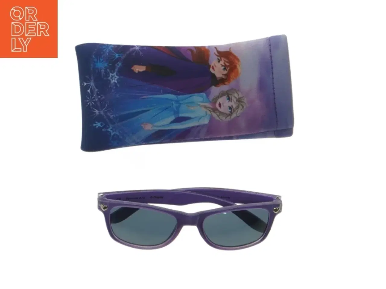 Billede 1 - Disney Frozen solbriller til børn med etui fra Disney (str. 13 cm)