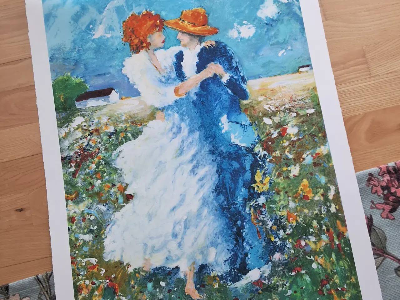 Billede 3 - Smukt, enestående litografi af svensk kunstner