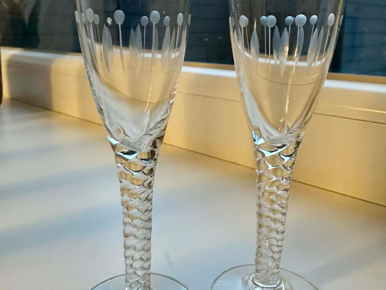 Billede 4 - 2 Holmegaard Amager Twist snapseglas