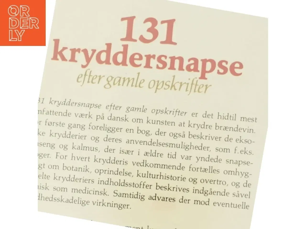 Billede 3 - 131 kryddersnapse af M.T. Hortulanus (Bog)