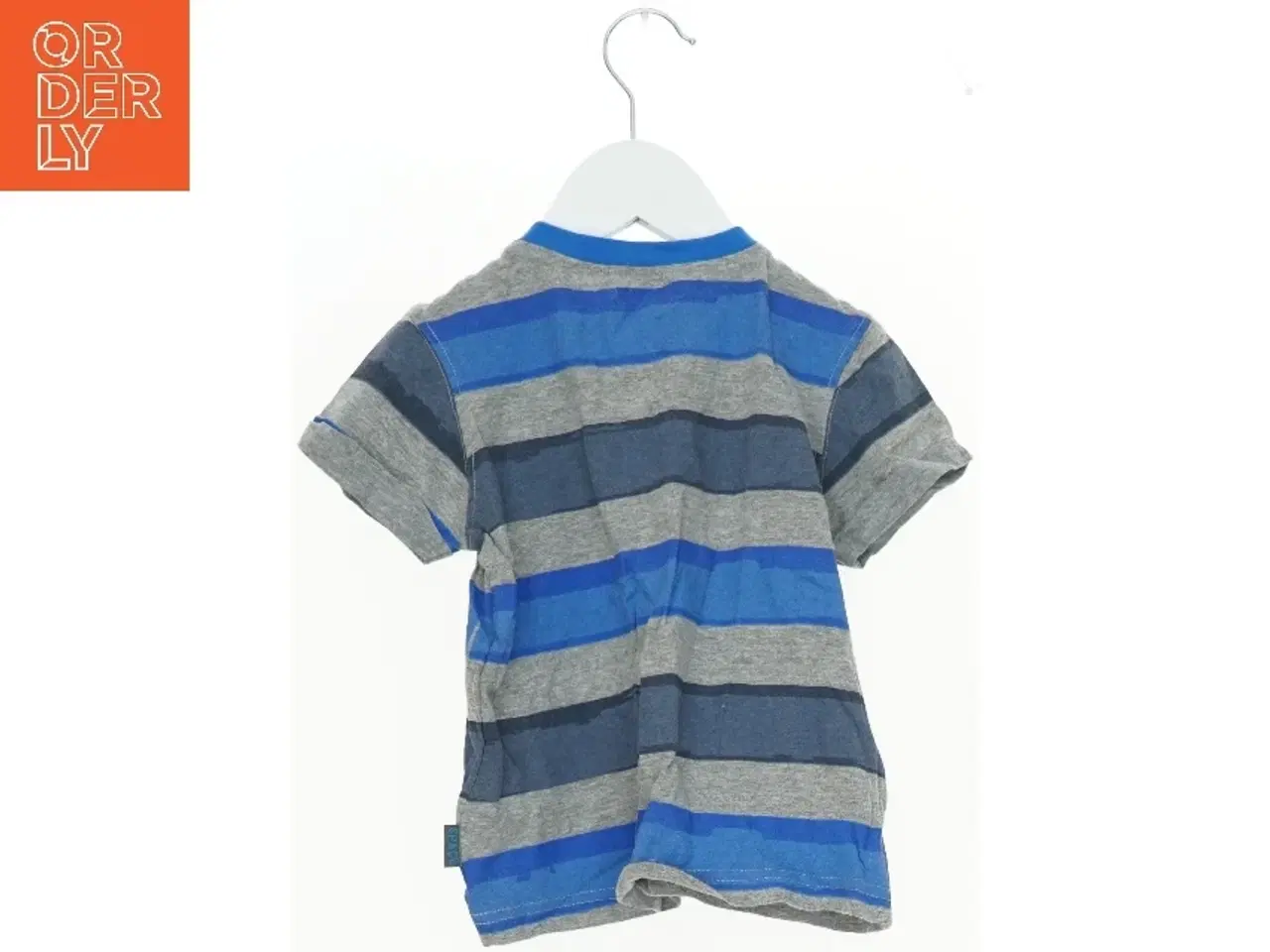 Billede 2 - Stribet T-shirt med knapper fra Friends (str. 98)
