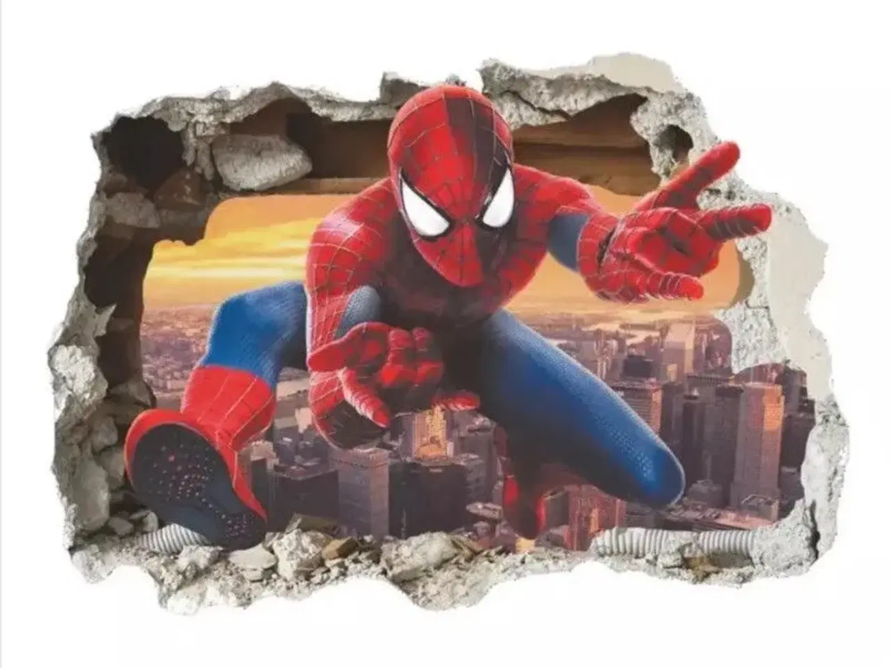 Billede 1 - Spiderman wallstickers wallsticker med Spiderman