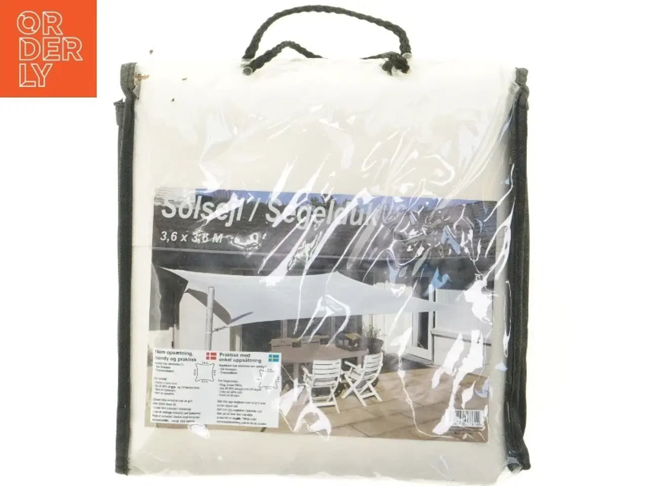 Billede 1 - Solsejl (str. 3,6 x 3,6 m)