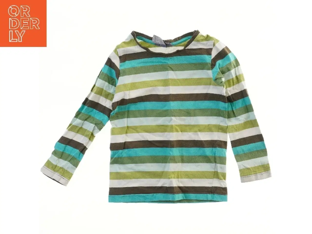 Billede 1 - Langærmet stribet bluse fra H&M (str. 104)