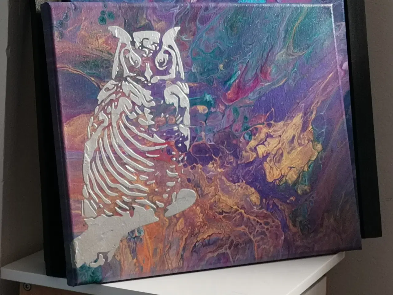 Billede 5 - Akryl malerier i Fluid Art
