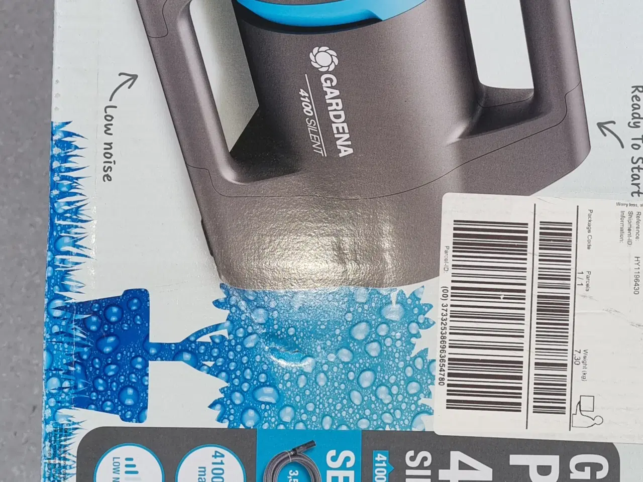 Billede 1 - Gardena 4100 silent, have pumpe 4100 l/h, 500W 
