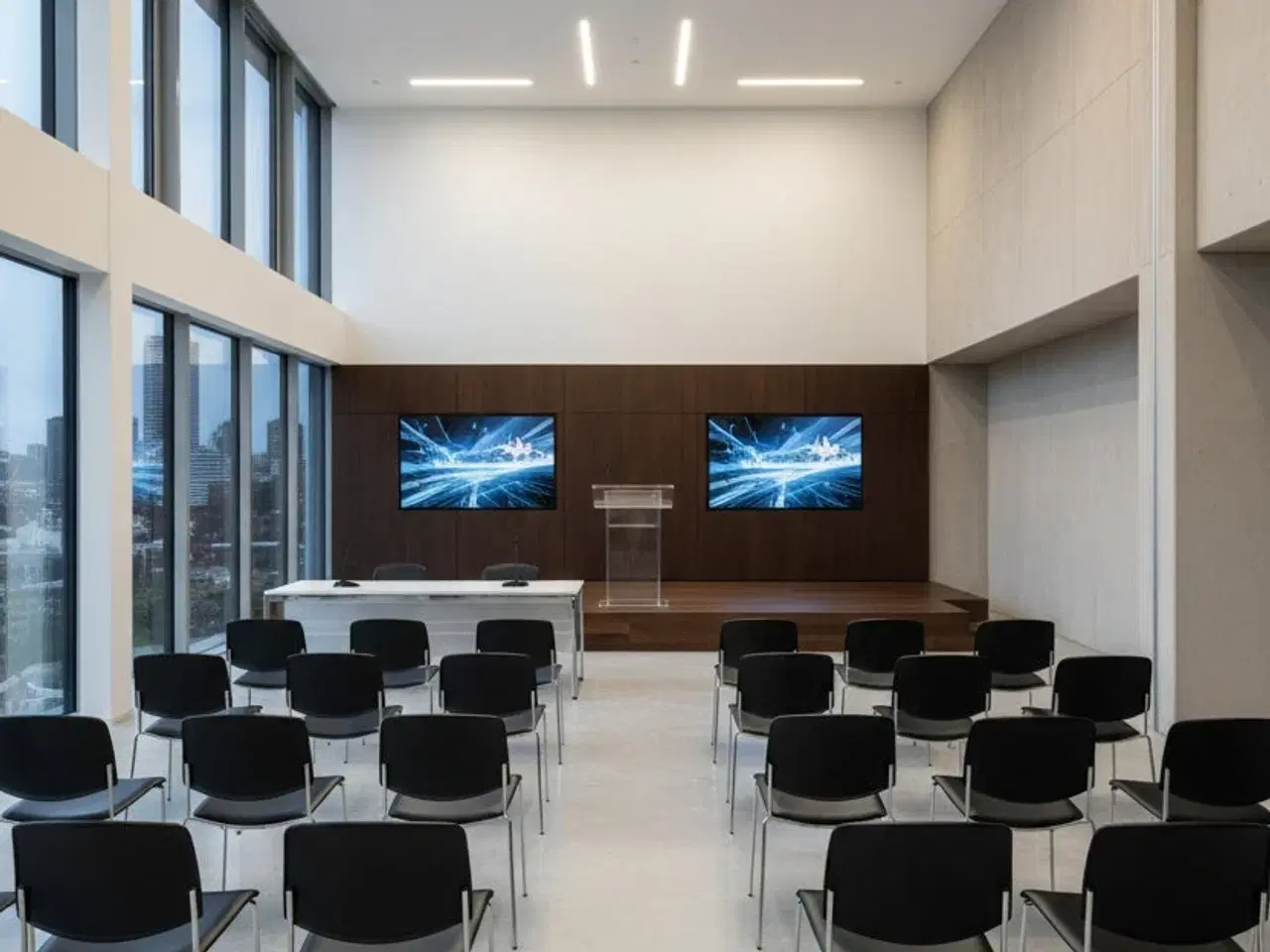 Billede 2 - Magnus Olesen Pause Stol – Sort Læder/Krom Stel