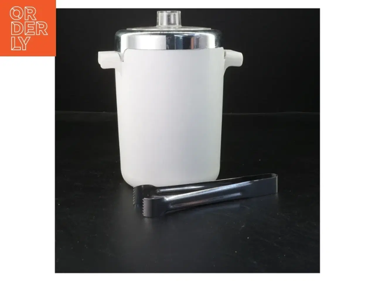 Billede 1 - Isbøtte med tang (str. 19x18 cm)