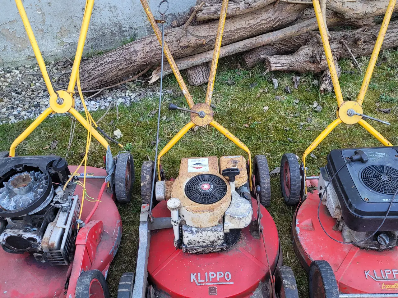 Billede 3 - 4 defekte klippo plæneklipper 