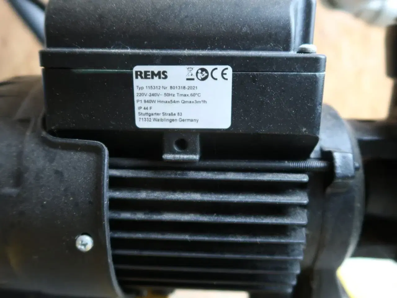 Billede 5 - Fyldepumpe REMS Solar-Push K 60