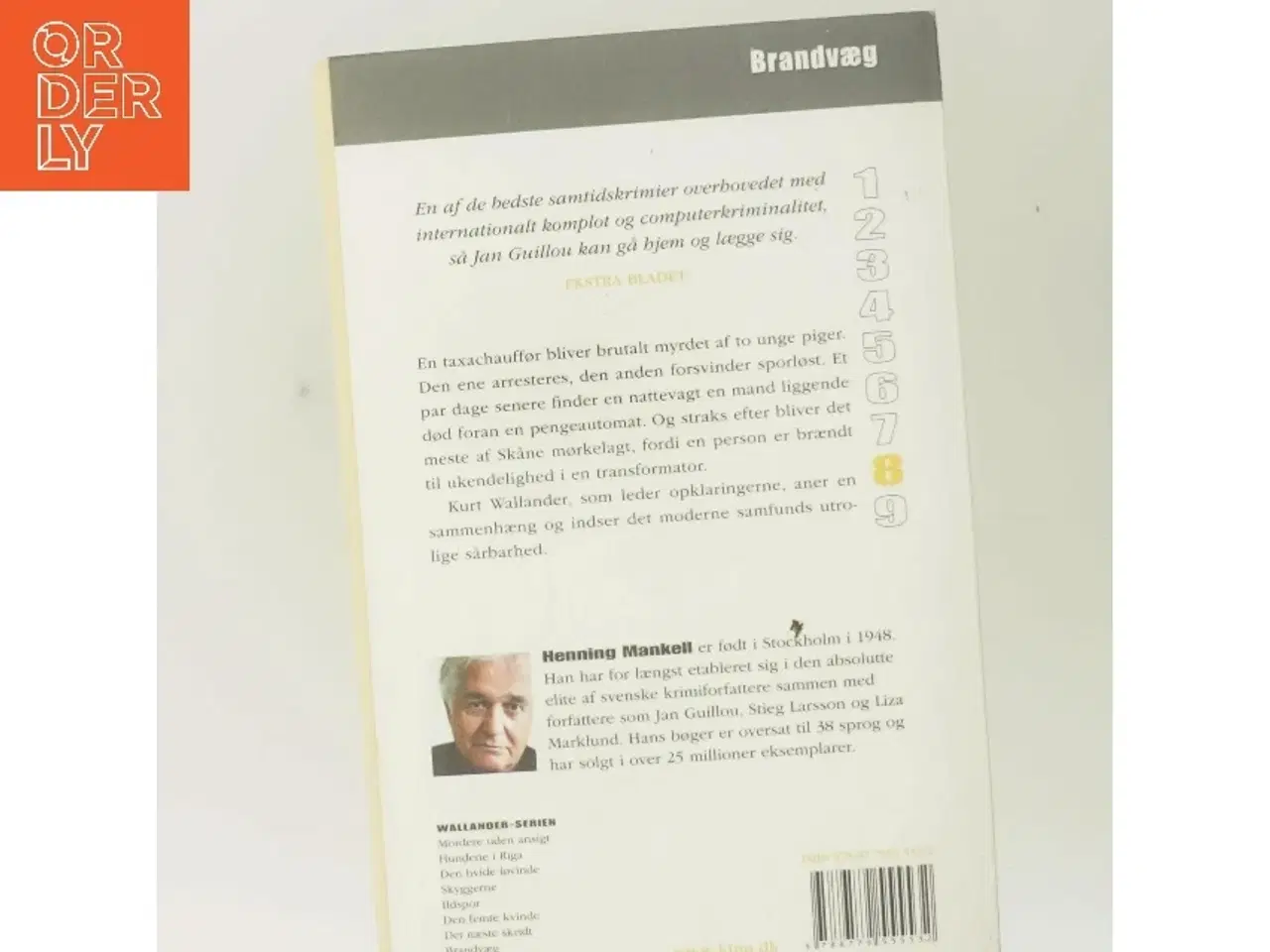 Billede 3 - Brandvæg af Henning Mankell (Bog)