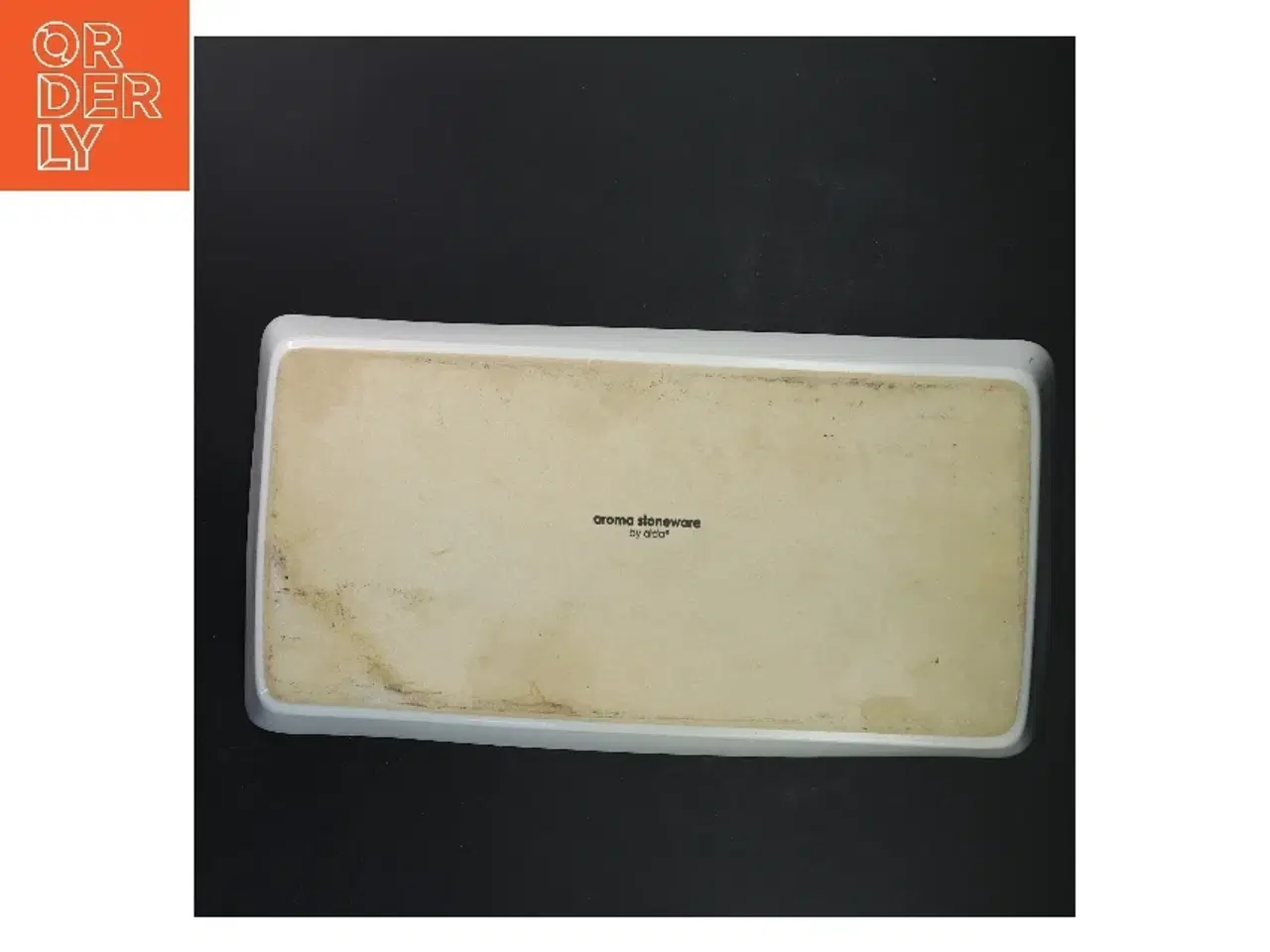 Billede 3 - Hvid rektangulært fad fra d'eco (str. 39,5x19,5 cm)