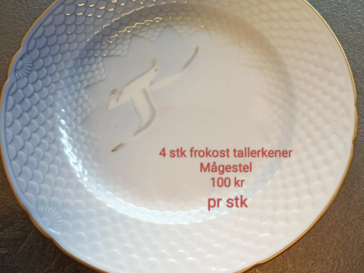 Billede 4 - Mågestel /m Guldkant